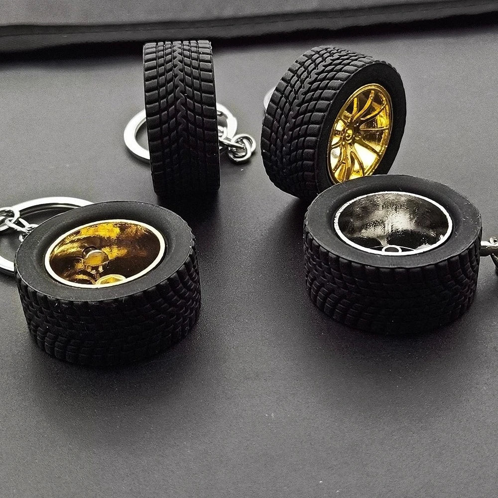 Originality Turbo Keychain Car Rims Product Metal Model Wheels Keyring Hot Wheels Birthday Decoration for Man Personalized Gift