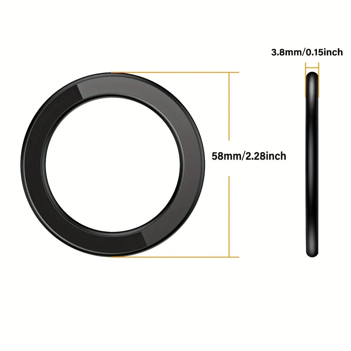 Magnetic Ring Holder for iPhone 16 15 14 13 Universal Wall Mobile Phone Super Magnet Holder in Car Cell Phone Stand for Magsafe